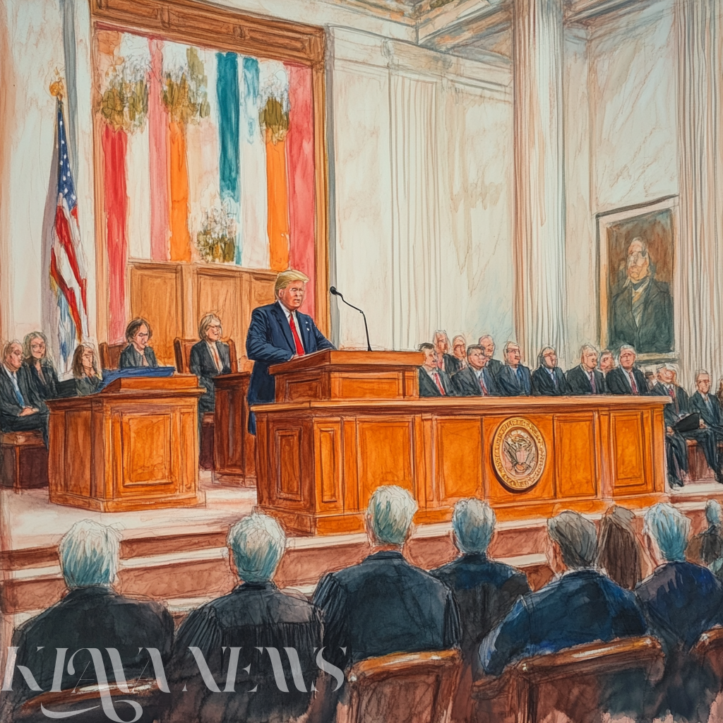 Trump’s legal team argues a Supreme Court case on presidential authority and independent agencies.